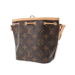Louis Vuitton Canvas Shoulder Bag Monogram Noe Brown